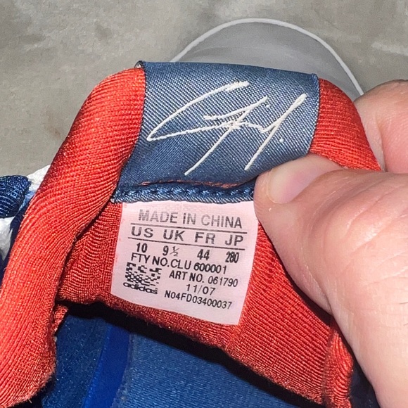 Adidas TS Lightswitch Gil Gilbert Arenas Team Signature PE signed Size Adult 10 - Picture 6 of 9